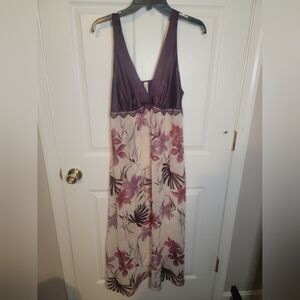 Gilligan Omalley M Purple Floral Nightgown